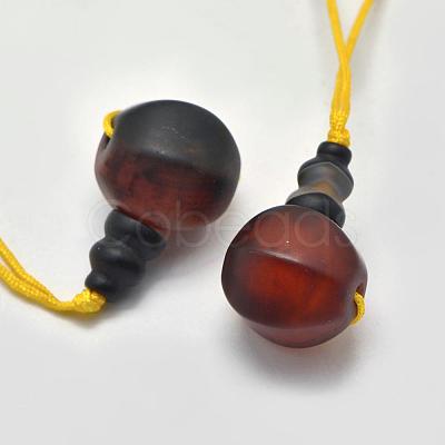 Natural Agate 3 Hole Guru Beads G-K208-19-1