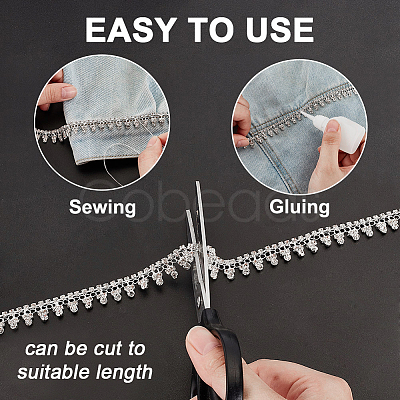 1Yard Alloy Rhinestone Chains AJEW-WH0561-54-1
