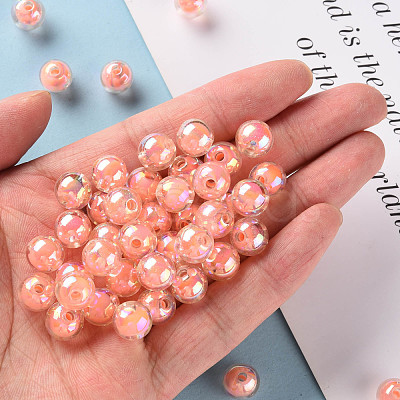 Transparent Acrylic Beads TACR-S152-15B-SS2109-1