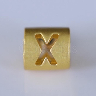 Alloy Letter Beads PALLOY-WH0081-55X-1