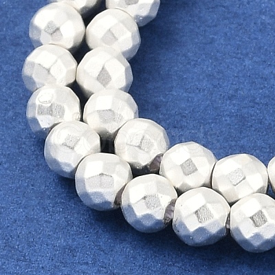 Electroplated Synthetic Non-Magnetic Hematite Beads Strands G-U003-13B-1
