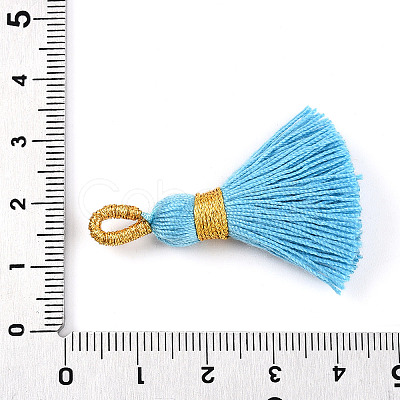 Polycotton(Polyester Cotton) Tassel Pendant Decorations FIND-N006-01B-1
