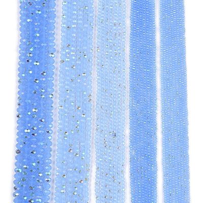 Electroplate Glass Beads Strands EGLA-A044-J3mm-L03-1