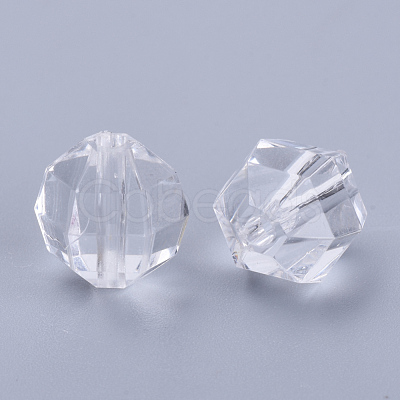 Transparent Acrylic Beads TACR-Q256-8mm-V01-1