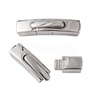 Tarnish Resistant 304 Stainless Steel Bayonet Clasps X-STAS-P158-01C-P-1