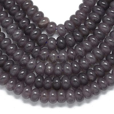 Natural Malaysia Jade Beads Strands G-B165-G01-5x8mm-17-1