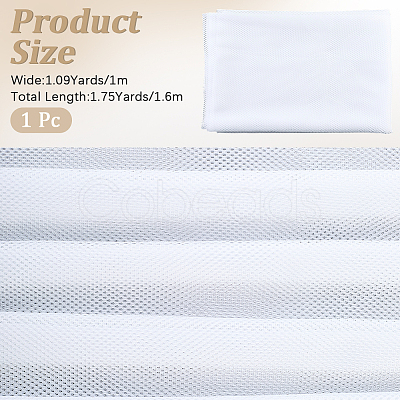 Polyester Elastic Eyelet Fabric AJEW-WH20006-273H-1