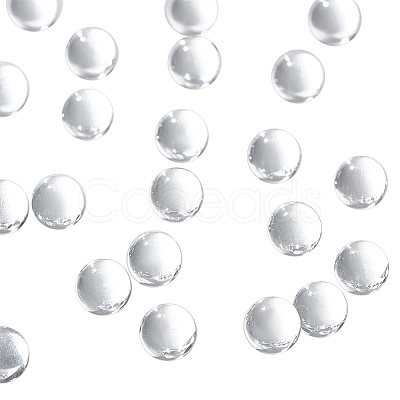 100Pcs Natural Quartz Sphere Beads G-NB0005-51B-1
