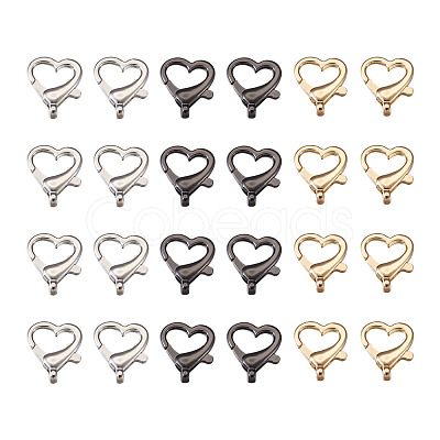 Alloy Lobster Claw Clasps PALLOY-KS0001-04-RS-1