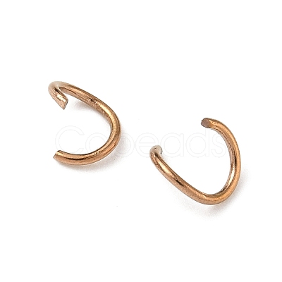 304 Stainless Steel Open Jump Rings STAS-Z150-01C-RG-1
