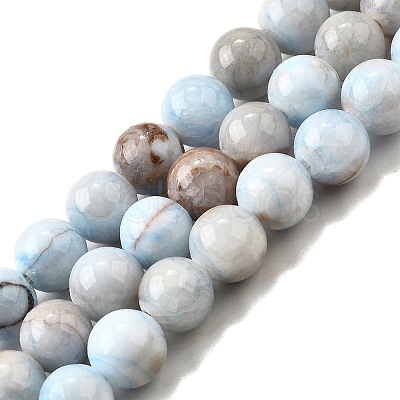 Natural Dyed Marble Beads Strands G-D315-A01-01-10mm-1
