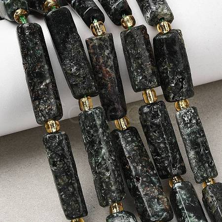 Natural Serpentine Beads Strands G-D353-A05-1-1
