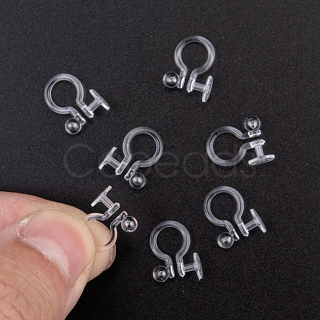 Plastic Clip-on Earring Findings KY-F007-03-1