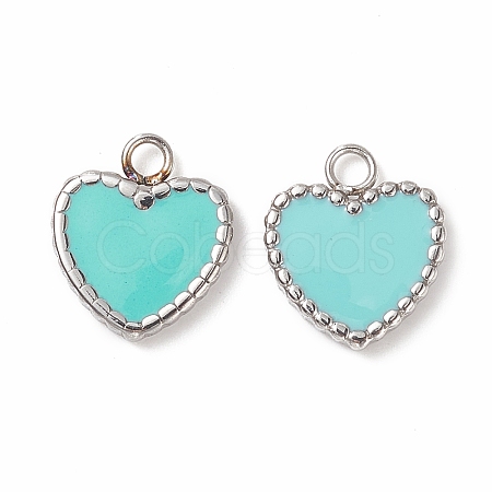 304 Stainless Steel Enamel Charms STAS-H446-150D-1