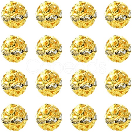 30Pcs Alloy Rhinestone Beads FIND-YW0009-05-1