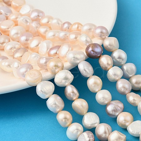 Natural Cultured Freshwater Pearl Beads Strands PEAR-P064-19I-02B-1