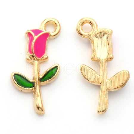 Alloy Enamel Pendants ENAM-S121-049-1-1