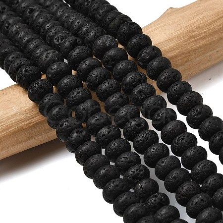 Natural Lava Rock Beads Strands G-A280-A18-02-1
