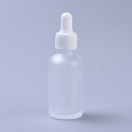 30ml Glass Teardrop Bottles LS-MRMJ-WH0059-40A-1