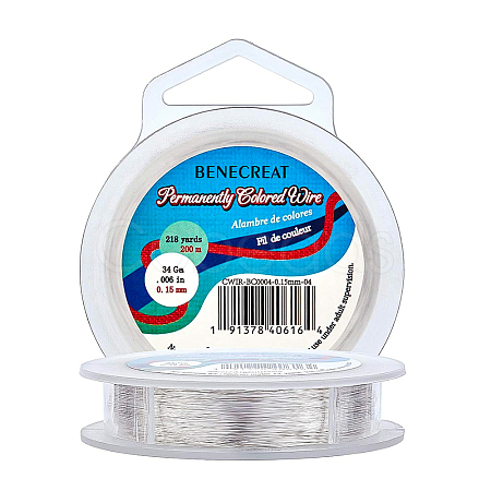 Round Copper Wire for Jewelry Making CWIR-BC0004-0.15mm-04-1