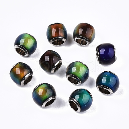 Glass European Beads GLAA-N035-010-1