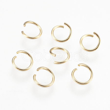 304 Stainless Steel Open Jump Rings STAS-P212-19G-09-1