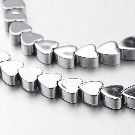 Electroplate Non-magnetic Synthetic Hematite Bead Strands G-F300-23A-01-1