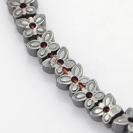 Electroplate Non-magnetic Synthetic Hematite Beads Strands G-J209D-01-1