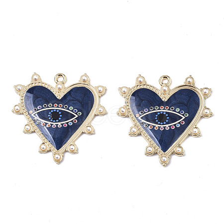 Printed Alloy Pendants X-ENAM-S016-69B-1