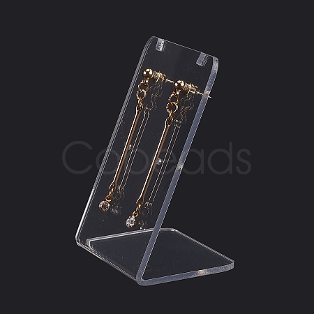 Acrylic Earring Stands Displays EDIS-F005-03B-1