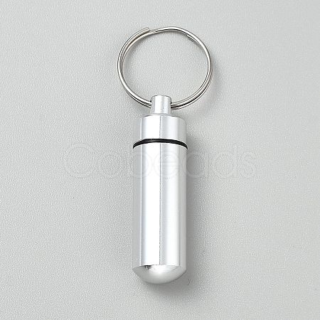 Aluminum Keychain Hanging Bottle DIY-WH0888-374B-1