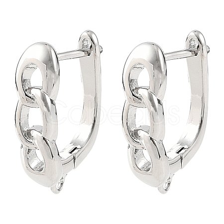 SHEGRACE Brass Hoop Earring Findings XGRQ79073-945P-1