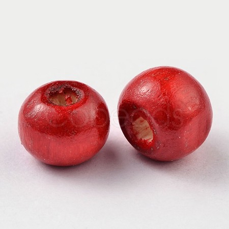 Natural Maple Wood Beads TB10mmY-1-1