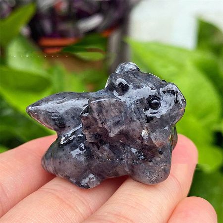 Natural Labradorite Carved Figurines Statues for Home Desktop Decoration PW-WG05555-10-1