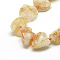 Natural Citrine Beads Strands, Nuggets, 10~27x17~33x17~33mm, Hole: 2~3mm, about 12~15pcs/strand, 15.7 inch