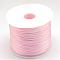 Nylon Thread, Rattail Satin Cord, Pearl Pink, 1.5mm, about 49.21 yards(45m)/roll