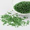 12/0 Glass Seed Beads, Silver Lined Round Hole, Round,Lime Green, 2mm, Hole: 1mm, about 3306pcs/50g