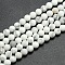 Frosted Howlite Round Bead Strands, 10mm, Hole: 1mm, about 37~39pcs/strand, 14.9~15.6 inch