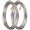 Round Aluminum Wire, Silver, 20 Gauge, 0.8mm, 6 rolls/set