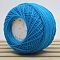 45g Cotton Size 8 Crochet Threads, Embroidery Floss, Yarn for Lace Hand Knitting, Dodger Blue, 1mm