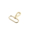 Alloy Swivel Clasps, Light Gold, 50mm