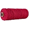 100M Round Cotton Cord, for Gift Wrapping, DIY Craft, FireBrick, 2mm, about 109.36 Yards(100m)/Roll