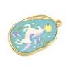 Printed 304 Stainless Steel Pendants STAS-P419-13G-03-2