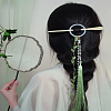 2Pcs 2 Styles Alloy Hair Sticks OHAR-LP0004-04-3