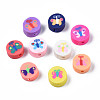 Handmade Polymer Clay Beads CLAY-N006-48-2