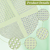 16 Sheets 4 Styles ABS Imitation Pearl Stickers Paper Sheets for Craft DIY-CP0013-56-6