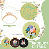 DIY Bouquet Pattern 3D Embroidery Starter Kits DIY-TA0006-26-4