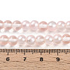 Baking Paint Transparent Glass Beads Strands DGLA-N011-6mm-03-4