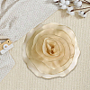 1Pc Flower Polyester Brooches JEWB-CN0001-08D-7