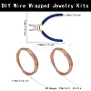 DIY Wire Wrapped Jewelry Kits DIY-BC0011-81A-03-2